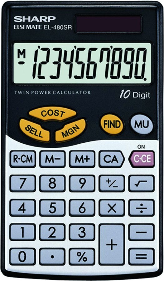 Sharp SHARP EL480SR kaufmännischer Taschenrechner