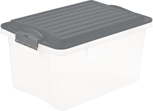 Rotho Aufbewahrungsbox Compact A5 / 4.5 Liter Anthrazit