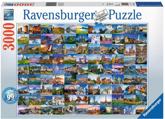 Ravensburger Puzzle 99 Beautiful Places in Europe