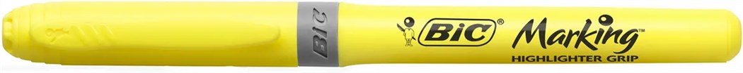 Bic Leuchtmarker Brite Liner Grip, gelb