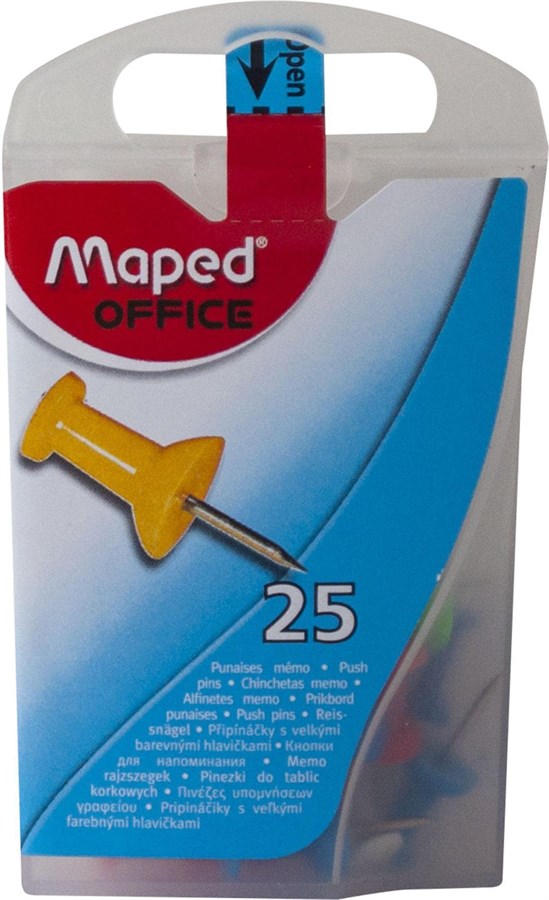 Maped Reissnägel 10 mm Mehrfarbig, 25 Stück