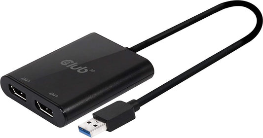 Club3D USB 3.2 Gen1 Typ A auf DisplayPort 1.2 Video Splitter