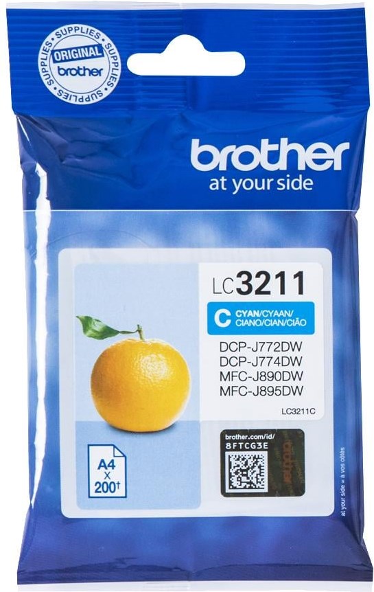 Brother Tinte LC-3211C Cyan