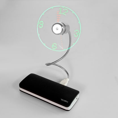 Logilink USB-Ventilator mit Uhrzeitanzeige