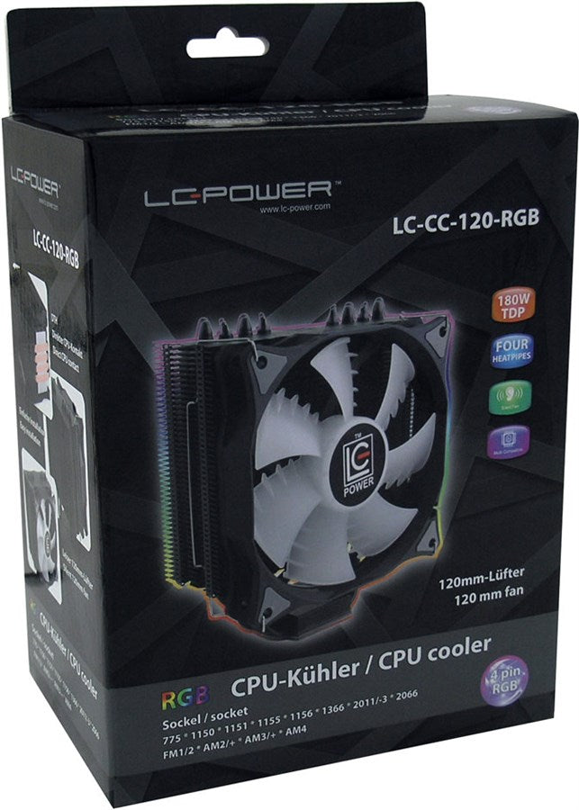 LC-Power Cosmo Cool LC-CC-120-RGB - CPU-Kühler