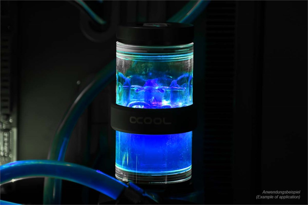 Alphacool Eiswasser Crystal Blue UV-aktiv Fertiggemisch 1000ml