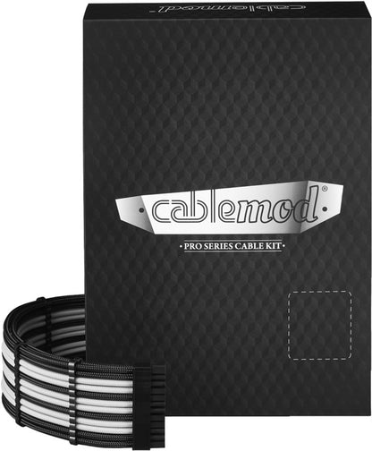 CableMod PRO ModMesh C-Series AXi, HXi & RM Cable Kit - schwarz/weiss