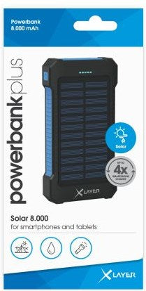 Xlayer Powerbank Plus Solar 8000mAh