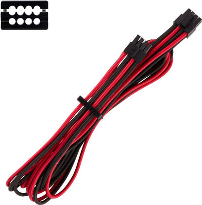 Corsair Premium-EPS12V/ATX12V-Kabel Typ 4 Gen 4 mit Einzelummantelung - rot/schwarz