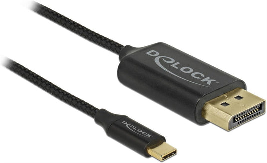 Delock Kabel USB Type-C ? DisplayPort koaxial Kabel, 2m, 4K/60Hz