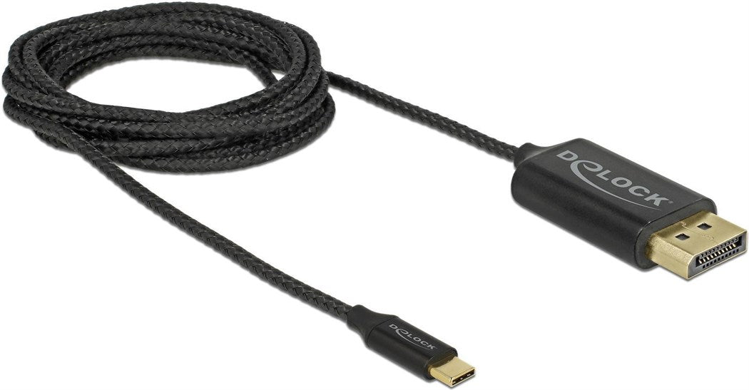 Delock Kabel USB Type-C ? DisplayPort koaxial Kabel, 2m, 4K/60Hz