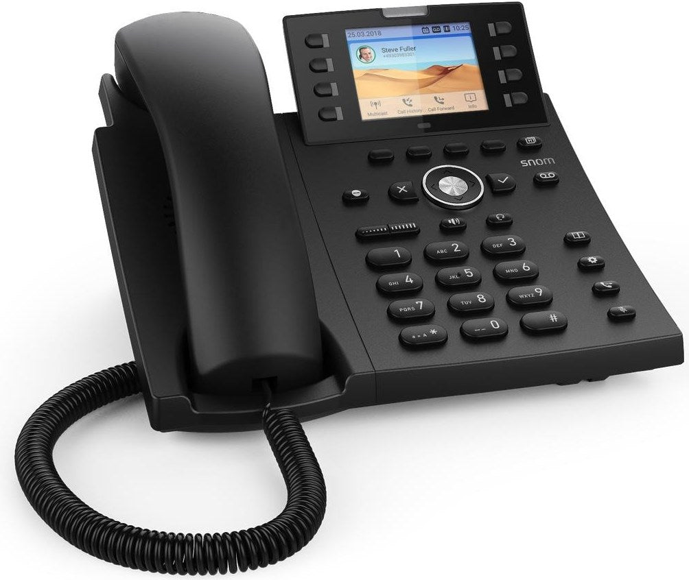 Snom Tischtelefon D335 Schwarz