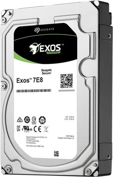 Seagate Exos 7E8 - 4TB - 3.5", SATA, 7.2k, 256MB, 512e