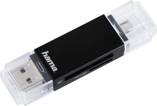 Hama USB 2.0 OTG Kartenleser Basic SD/microSD
