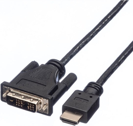 Blank Kabel DVI (18+1) - HDMI ST/ST, schwarz - 2m