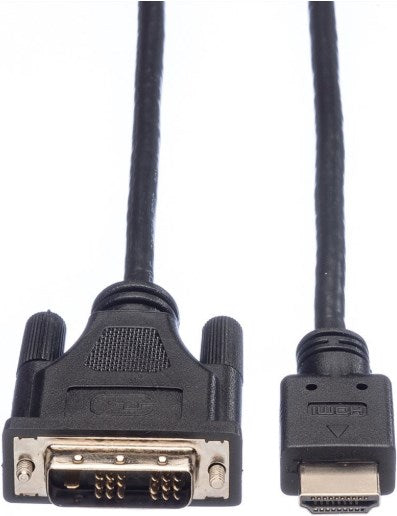 Blank Kabel DVI (18+1) - HDMI ST/ST, schwarz - 2m