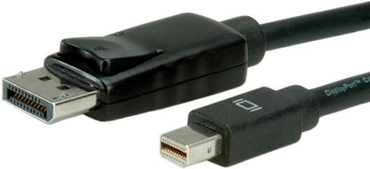 Blank DisplayPort Kabel, DP ST auf Mini DP ST, schwarz - 2.0m