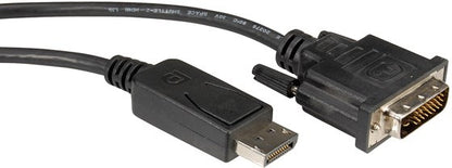 Blank DisplayPort Kabel DP ST - DVI ST, schwarz - 2m