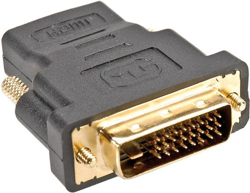 Blank HDMI-DVI Adapter, HDMI BU / DVI-D ST