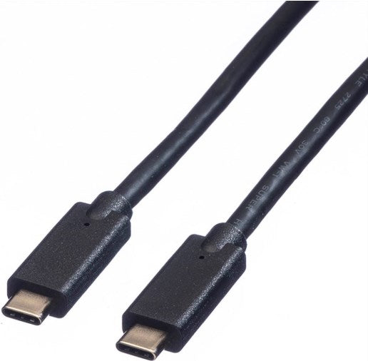 Blank USB 3.1, Typ-C male - Typ-C male, PD, schwarz, 0.5m