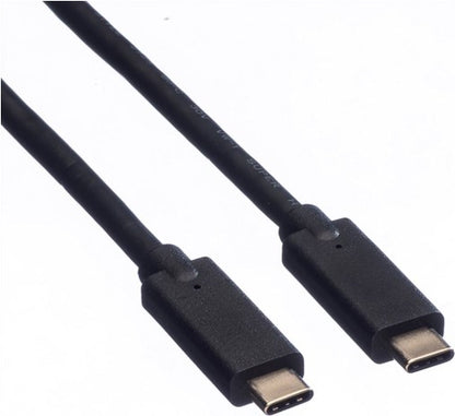 Blank USB 3.1, Typ-C male - Typ-C male, PD, schwarz, 0.5m