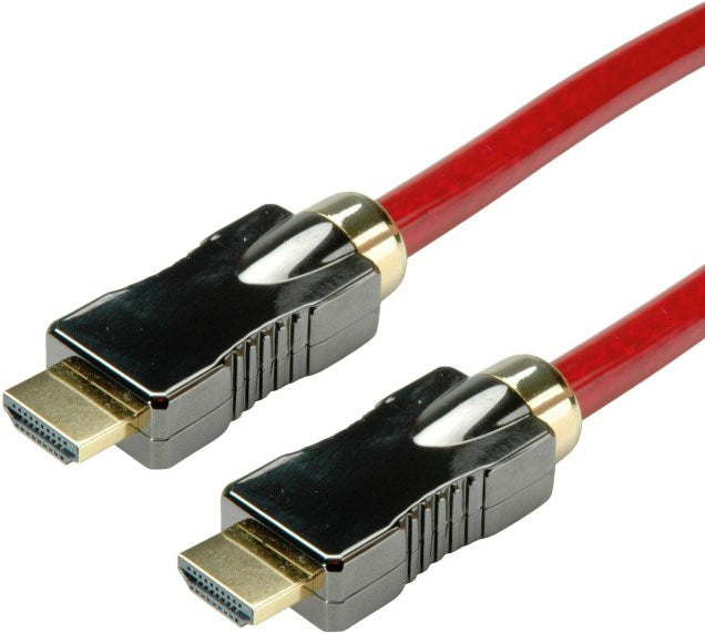 Blank 8K HDMI Ultra HD Kabel mit Ethernet, ST/ST, rot, 1m