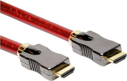 Blank 8K HDMI Ultra HD Kabel mit Ethernet, ST/ST, rot, 1m