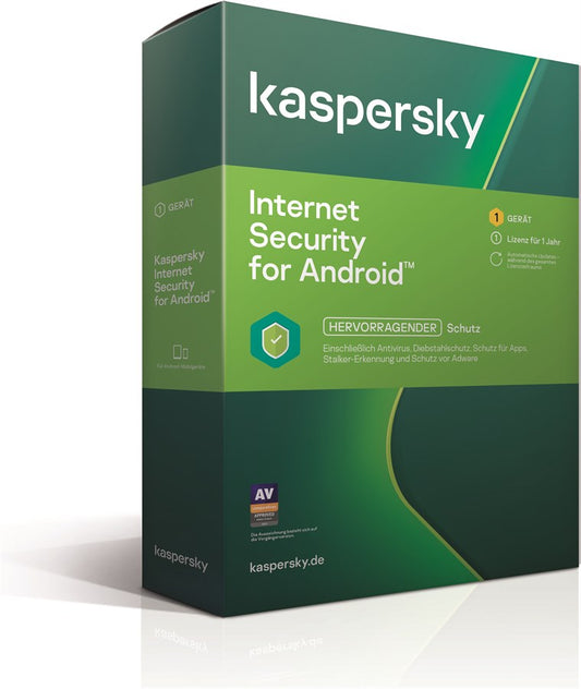 Kaspersky Internet Security + Android (1 Jahr, DE)