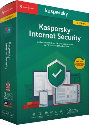 Kaspersky Internet Security 5 Geräte Upgrade (2020)