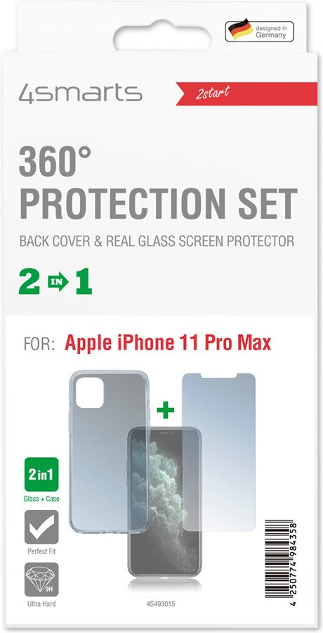 4smarts 360° Protection Set Apple iPhone 11 Pro Max - transparent