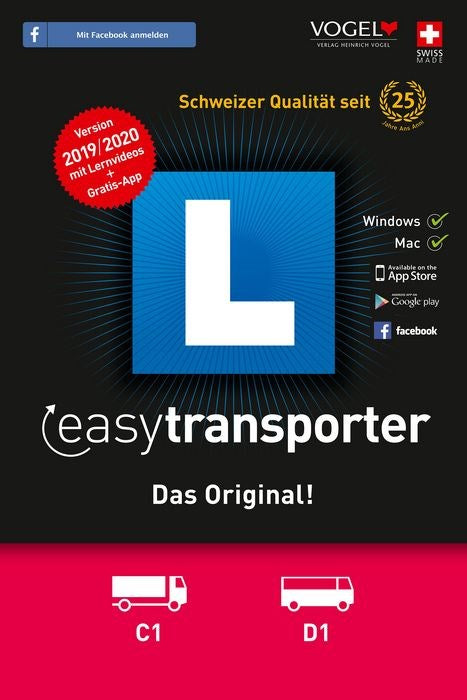 Springer Easy Transporter 2019/20 Theorieprüfung [PC/Mac] (D/F/I)