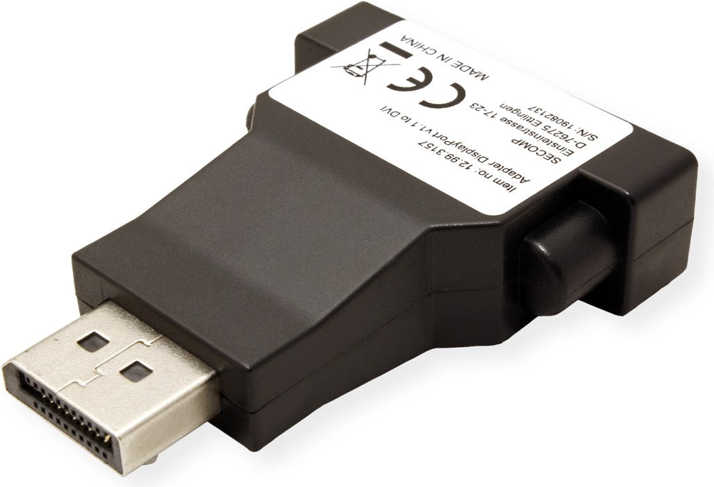 DisplayPort-DVI Adapter, DP Stecker-DVI Buchse