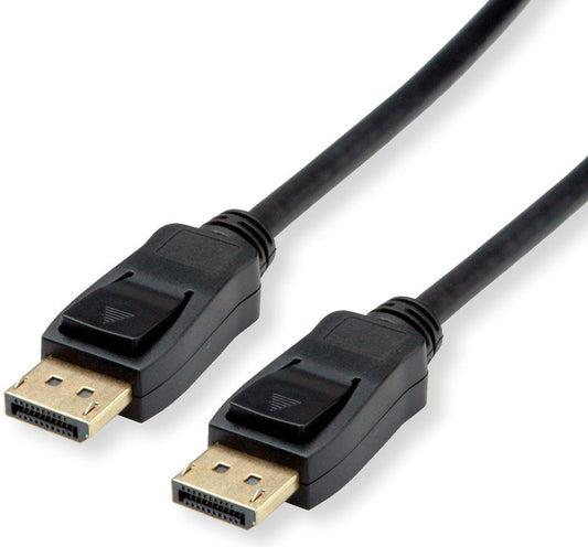 Roline DisplayPort Kabel, v1.4, DP ST/ST, schwarz, 1 m
