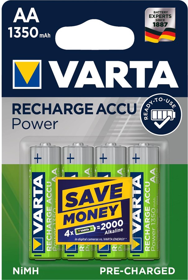 Varta Akku 4x AA 1350 mAh 1350 mAh