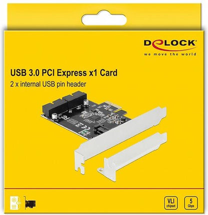 Delock PCI-Express-Karte 2x USB 3.0 intern (Pfostenstecker) - Demogerät