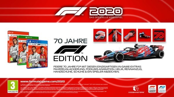 Codemasters F1 2020 70 Jahre F1 Edition (XONE) (DE)