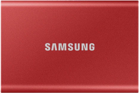 Samsung Portable SSD T7 - 1TB - rot