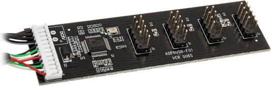 Kolink USB 2.0 Hub-Karte, inkl. 60cm USB- & Molex-Kabel