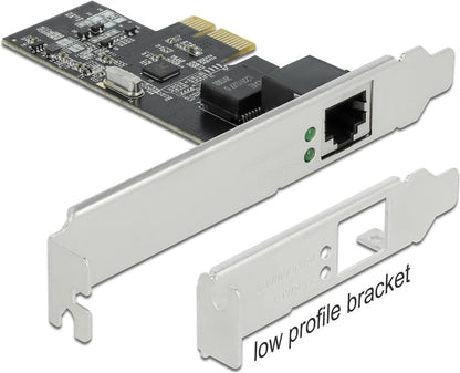 Delock Netzwerkkarte 1x 2.5Gbps LAN, RTL8125B PCI-Express x1/RJ-45