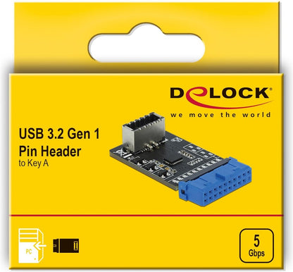 Delock USB 3.1 Adapter USB3.2 Gen1 Pfostenbuchse  - USB Key-A