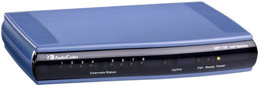 Audiocodes MediaPack 118Analog VoIP Gateway, 8 FXS, SIP Package