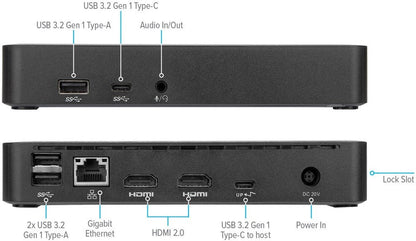 Targus USB-C Dual 4K Dockingstation 65W