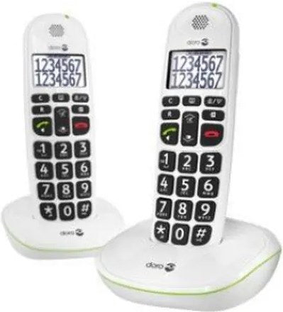 Doro Schnurlostelefon PhoneEasy 110 Duo - weiss