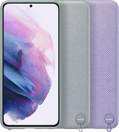 Samsung Kvadrat Cover für Galaxy S21+ 5G - grau