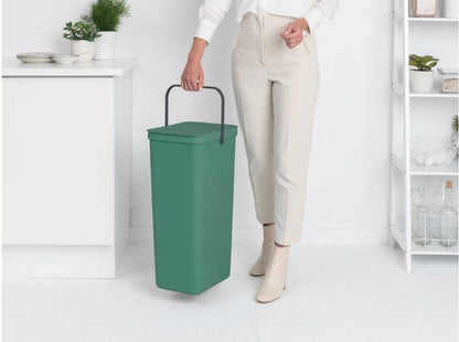 Brabantia Recyclingbehälter Sort & Go 40 l, Grün