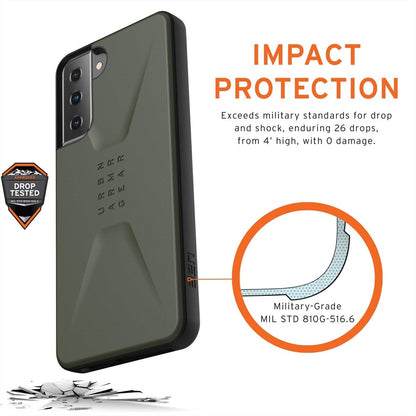 UAG Civilian Case - Samsung Galaxy S21+ - olive