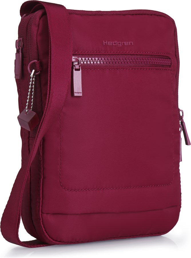 Hedgren Trek Small Vertical Crossover RFID - burgundy