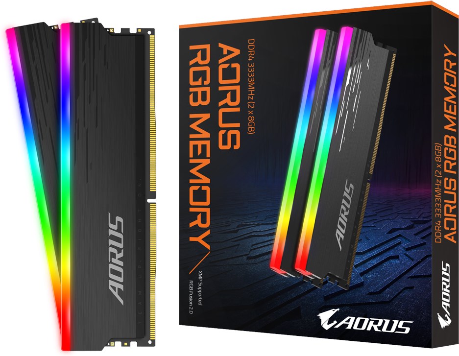 Gigabyte Aorus RGB Memory, DDR4, 16GB (2 x 8GB), 3333MHz