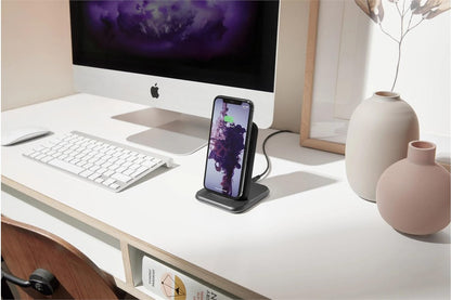 zens Wireless Charger Single Aluminium Stand