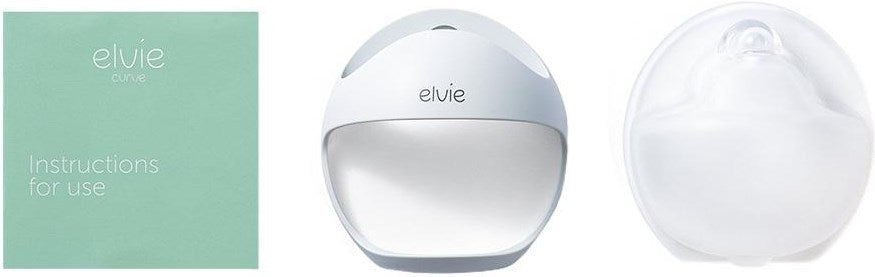 Elvie Milchpumpe Curve Manuell